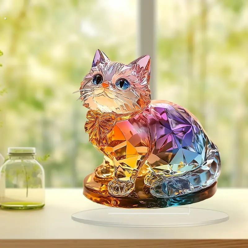 精致新款彩色动物小狗小猫咪女士耳钩耳环耳坠吊饰个性甜酷