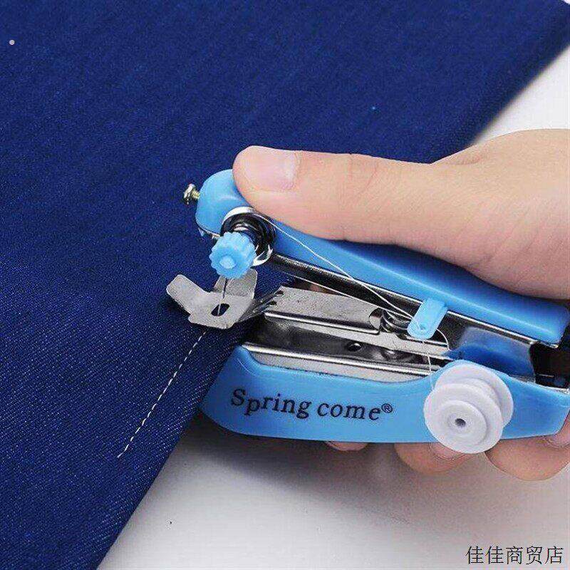 锁边缝衣改裤腿神器领标服装手工小型缝纫机锋封丰逢韧忍机手持式