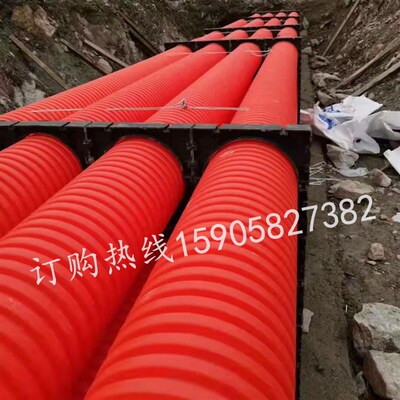 MPP增强波纹管IFB双壁波纹管MPP平壁电力管电缆保护管卡扣连接