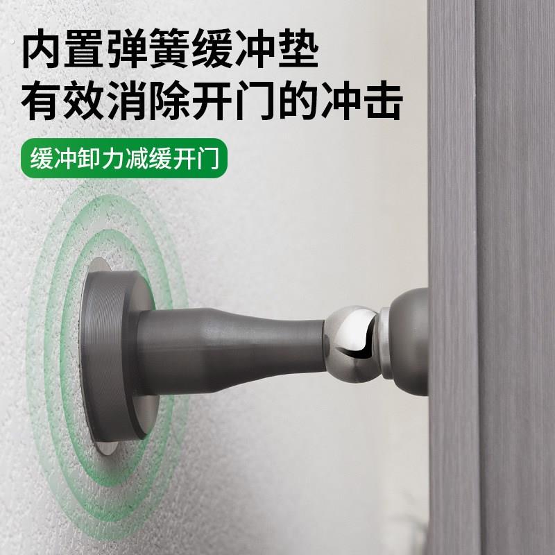 免打孔门吸强磁铁静音缓冲防撞门挡墙吸化妆室地吸厕所阻门器家用