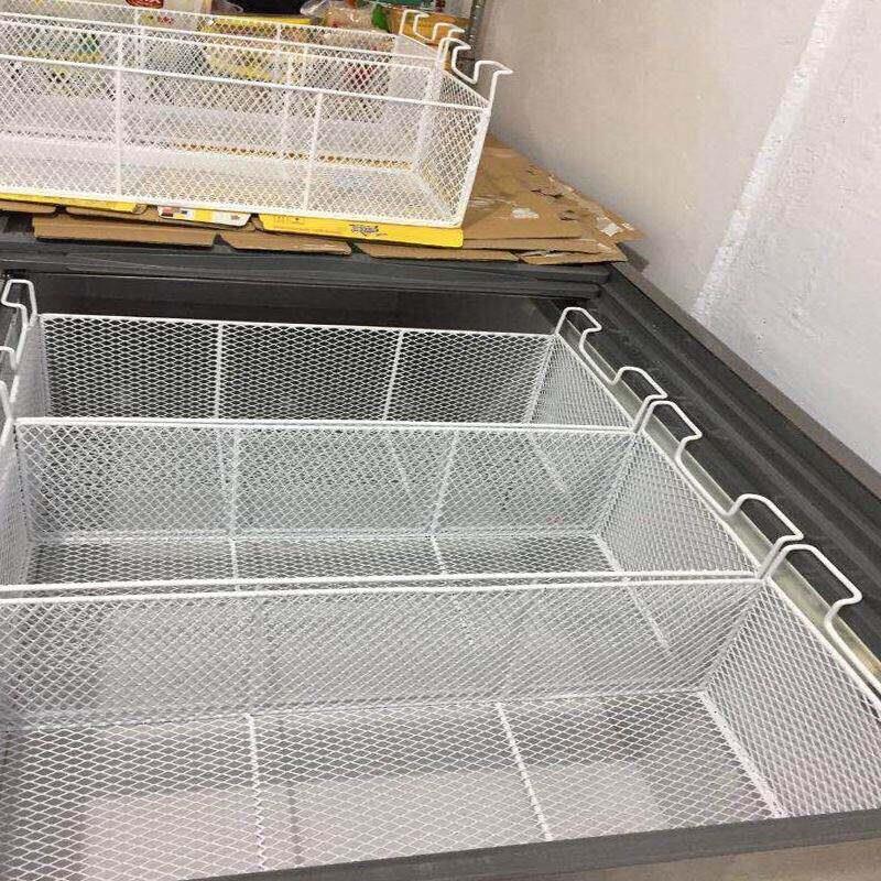 冰柜内部置物架冰箱分隔盒内置物筐栏专用篮子收纳整理神器挂篮大
