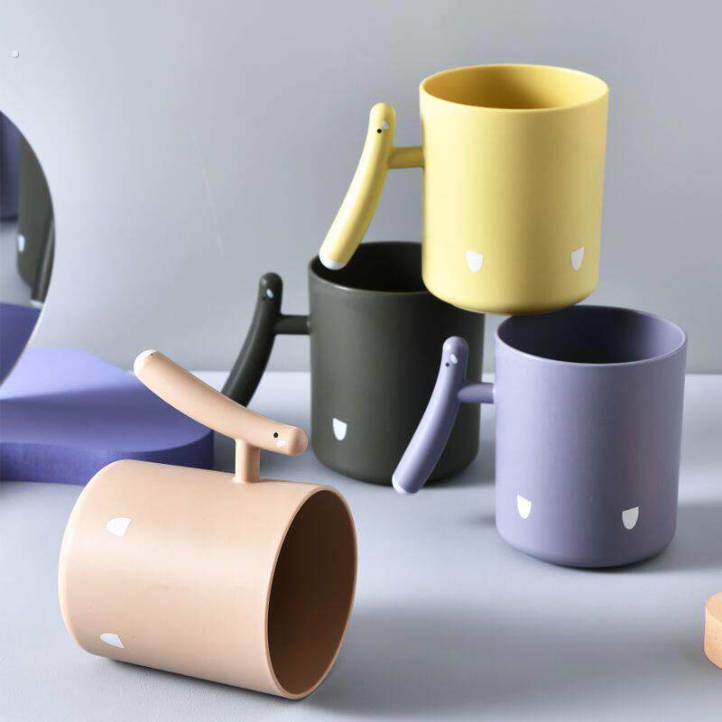 家庭装漱口杯家用刷牙杯子情侣塑料牙刷杯牙杯牙缸洗漱杯一家三口