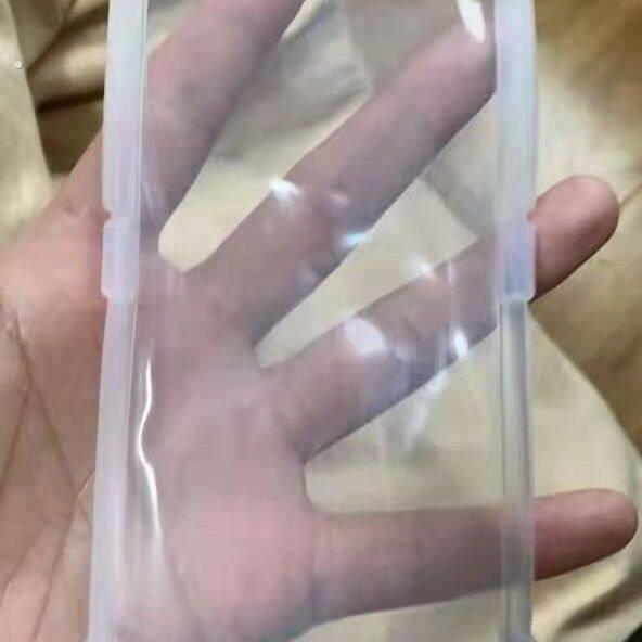 通用型外送骑手手机防水可放支架充电可触控屏幕双面透明防水套(