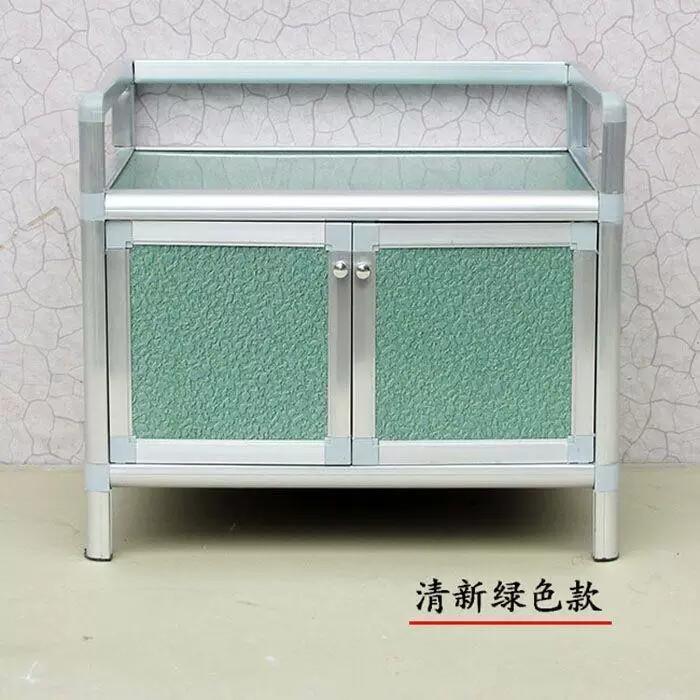 不生锈碗盘柜家用厨房整体橱柜收纳柜多功能经济型简易灶台柜储物