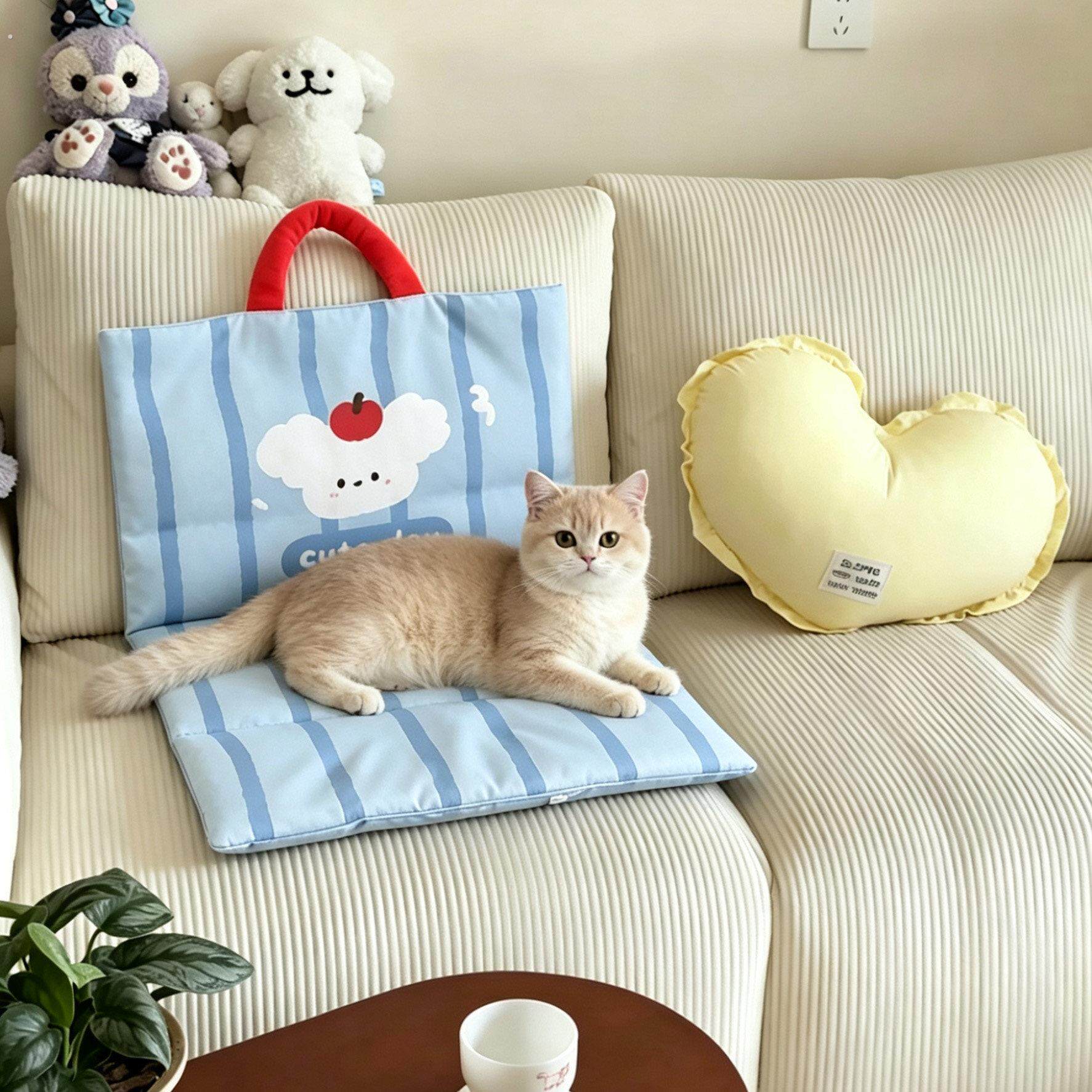 宠物冰垫猫咪凉垫睡垫子狗狗凉席夏天冰丝猫窝垫降温神器趴趴垫