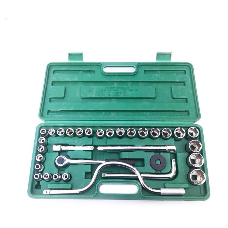 32件套筒扳手汽车维修套筒组套工具随车工具