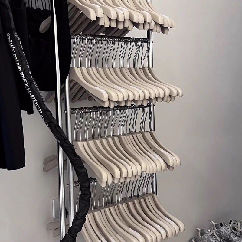 服装店衣架不锈钢收纳架可移动收纳童装衣服架子仓库多层裤夹神器