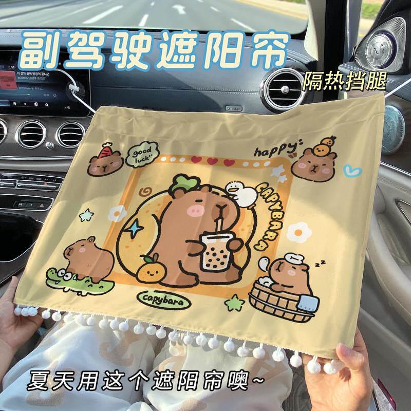 【车载好物】汽车吸盘式遮阳帘车内防晒遮光帘挡腿隐私车载隔热窗