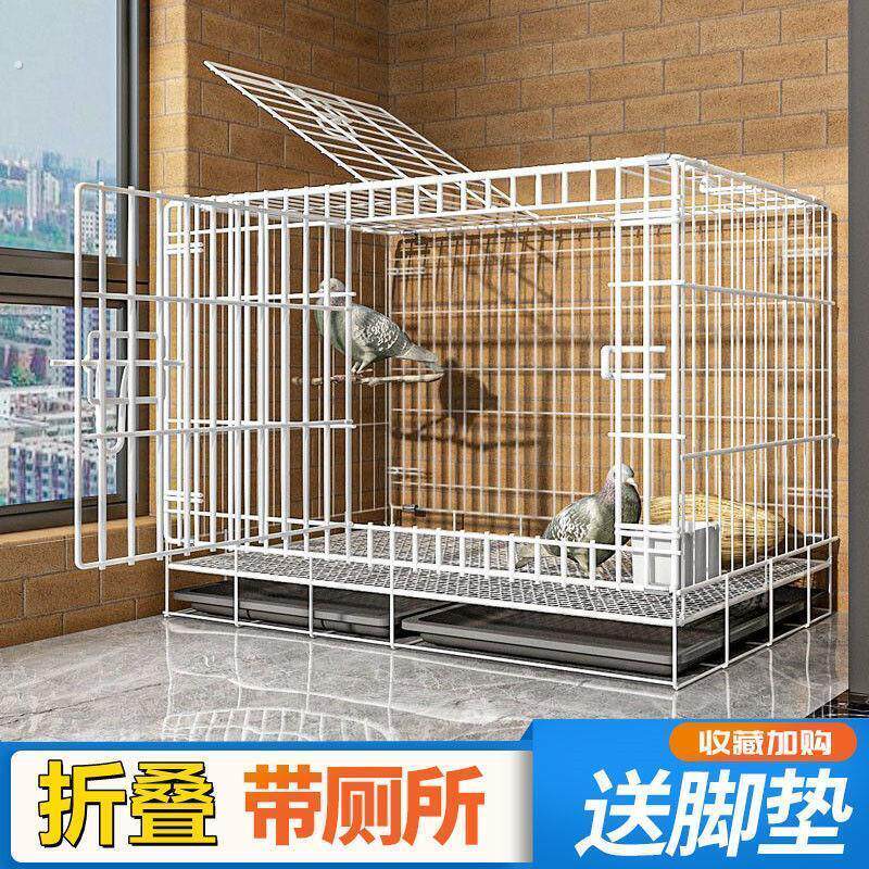养鸽子专用笼喜鹊笼子加密双层两层新款鸟笼大号家用信鸽繁殖笼子