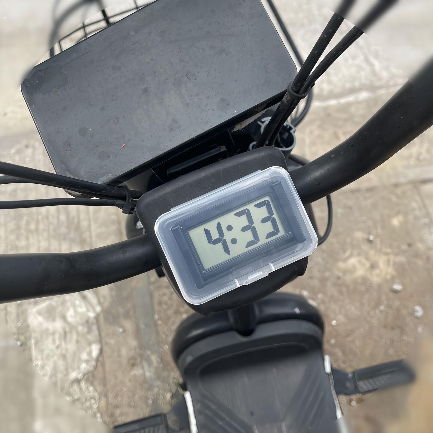 车载电子时钟大屏幕数显防水电子表家用小座钟学习考试时间表
