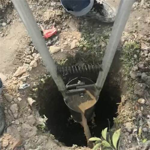对铲子夹锹掏土挖坑电力施工具挖洞神器电杆勺子洛阳铲打洞电线杆