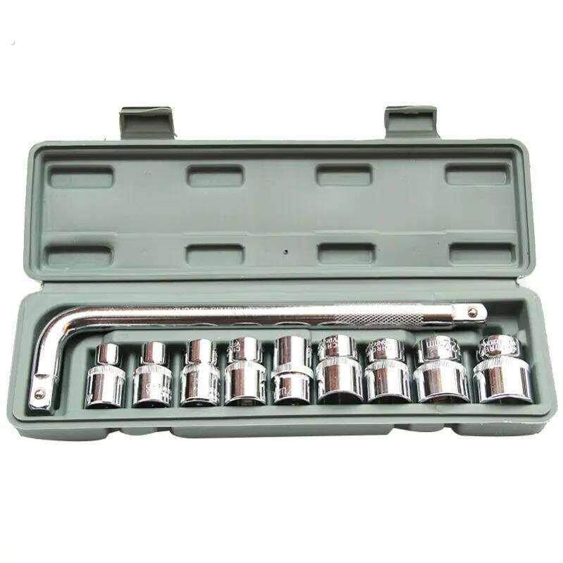 十件套大飞套筒扳手工具汽车用家用机车维修工具轮胎扳手工具箱