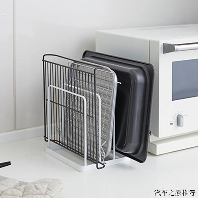 现货日式烤盘收纳架多功能厨房大号分格砧板架橱柜收纳置物架