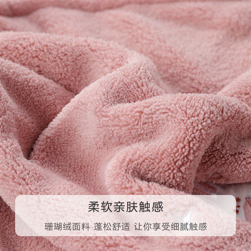 擦手巾挂式超强吸水毛巾搽手帕可爱洗手巾厚厨房擦手布韩国小方巾