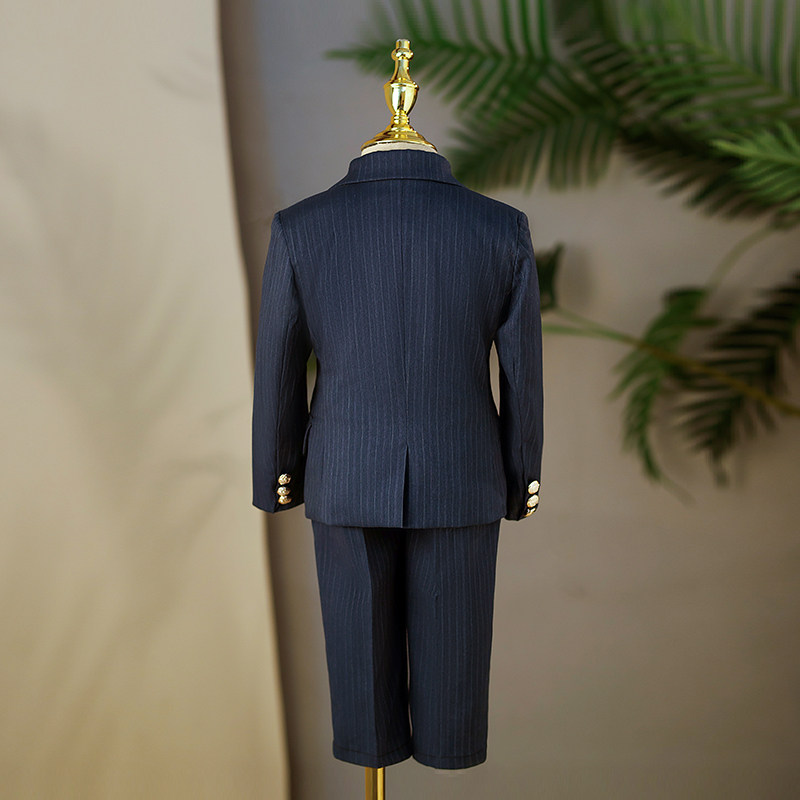 男童礼服套装儿童西装花童婚礼小男孩走秀小西服主持人朗诵演出服