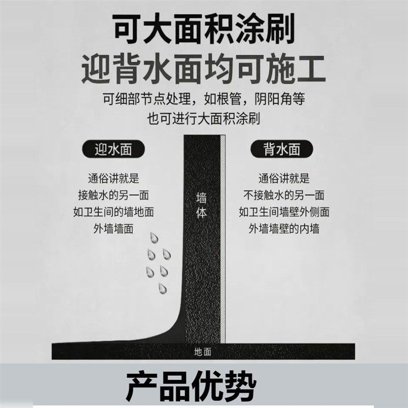 北京金汤水不漏水泥地面修补卫生间防水不漏补漏胶泥速凝型堵漏宝