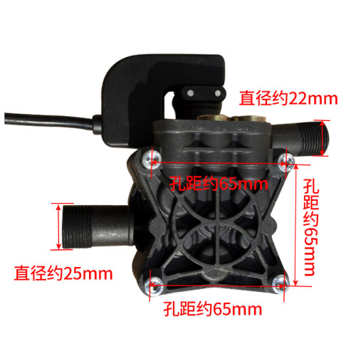 家用手提式高压清洗机洗车机泵头洗车器泵头总成配件220v刷车水泵