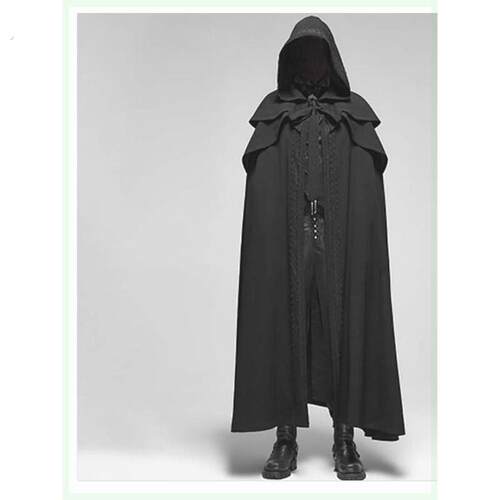中世纪神职人员教堂杀手服装刺客教条巫师牧师披风披风服饰