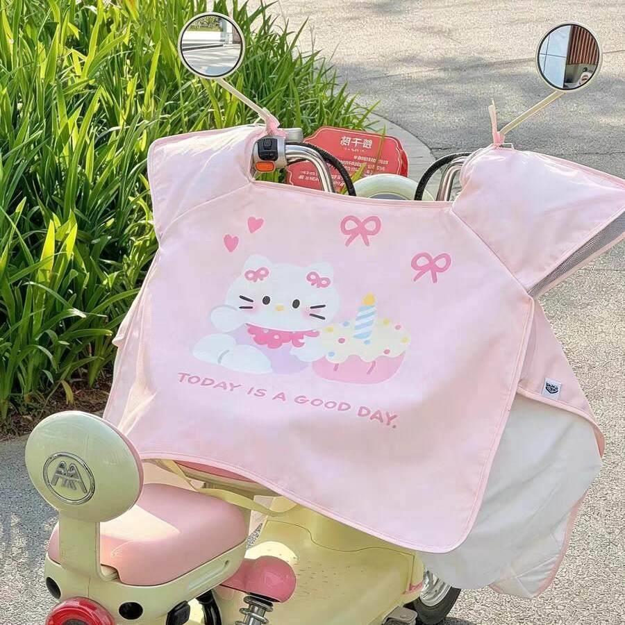 挡风被春款女生新型双面防水高颜值薄挡风款防晒隔热电车遮阳罩
