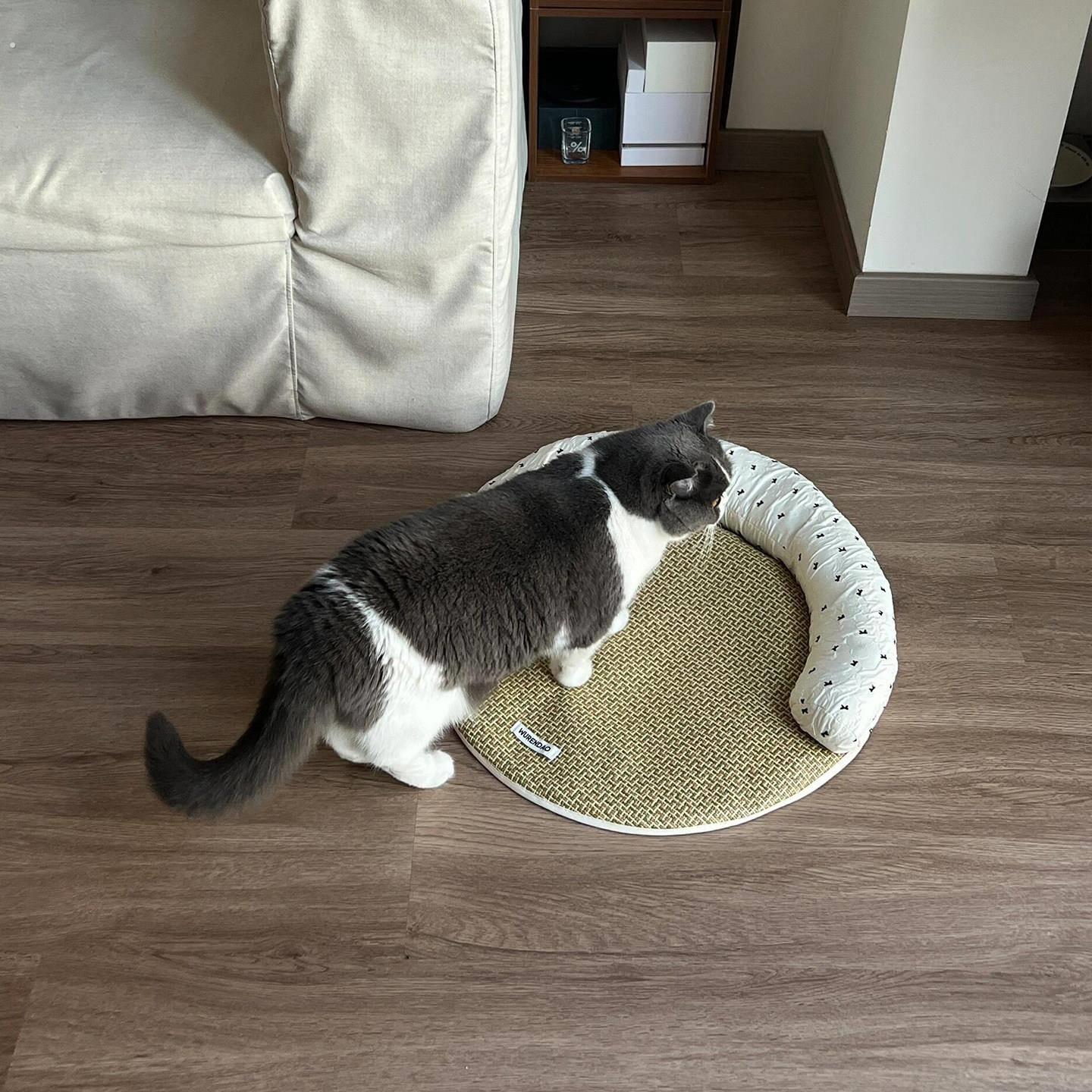 春夏猫狗垫子藤编凉席可拆洗猫窝宠物沙发四季通用中小型降温狗窝