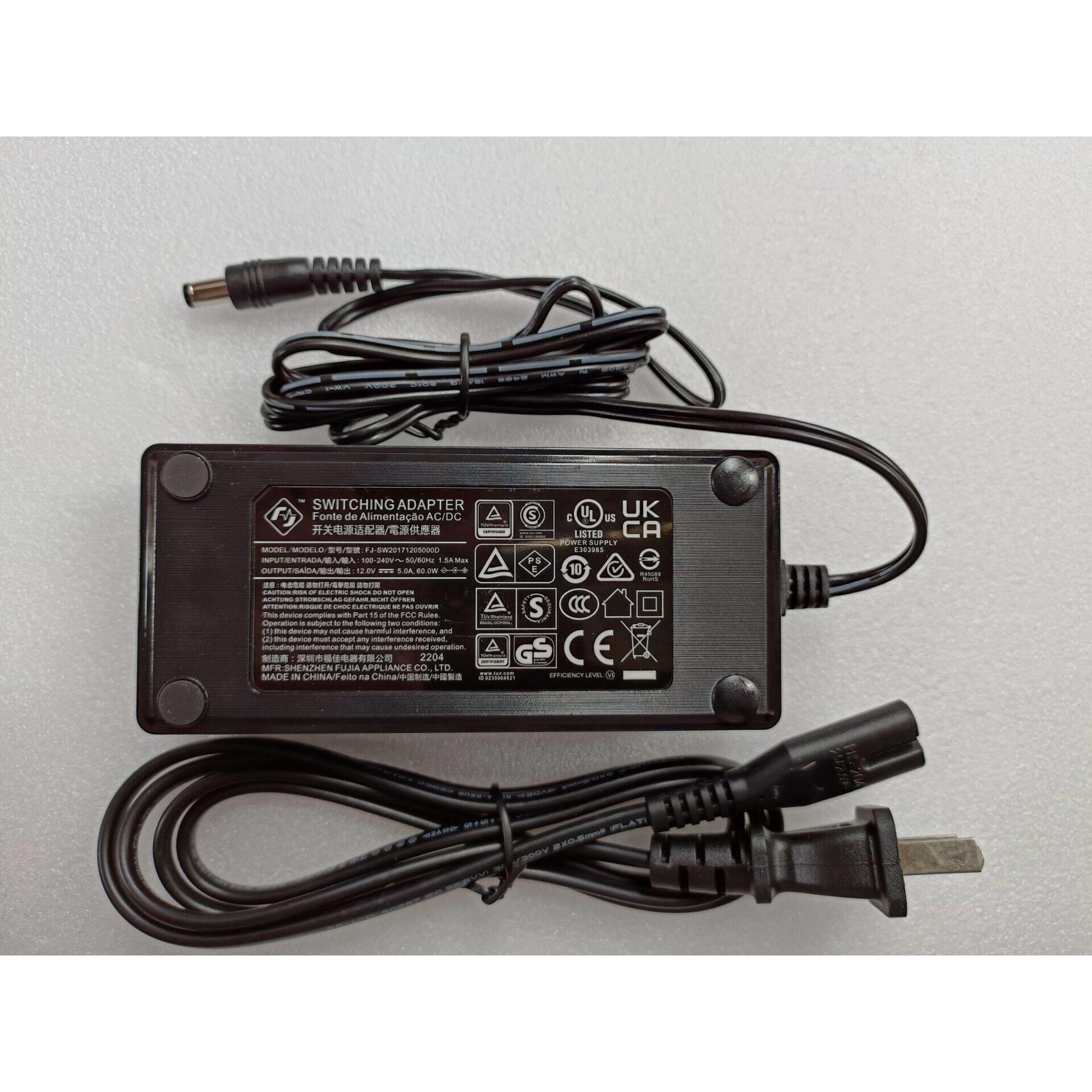 原装福佳12V5000MA电源适配器FJ-SW20171205000D显示器电源供应器