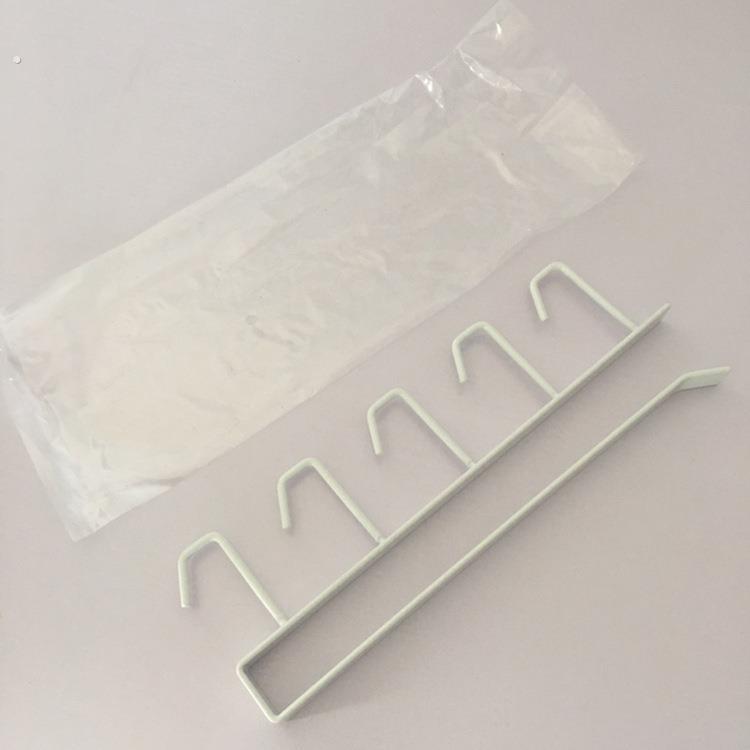 厨房橱柜吊柜挂钩排钩柜下板下铁艺免打孔挂钩厨房用品
