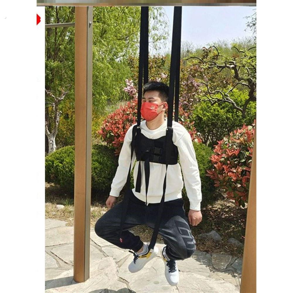 腰疼间盘突出牵引器家用吊单杠腰椎牵引带腰突拉伸脊椎侧弯悬挂吊