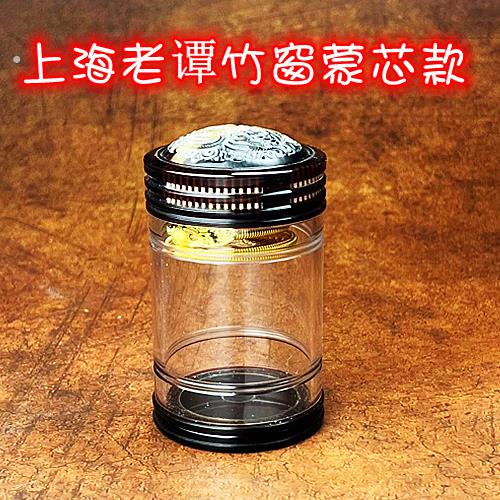 蝈蝈罐叫罐谭罐上海老谭蒙芯蝈蝈竹窗蝈蝈罐有机玻璃叫出音叫罐