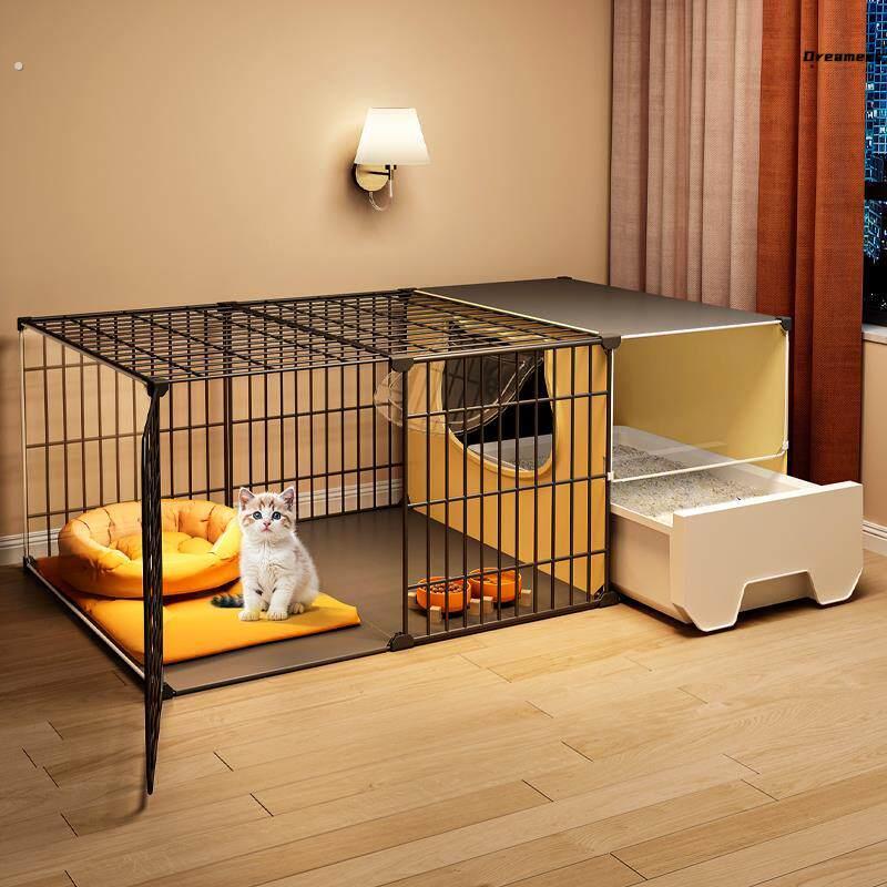 猫笼猫咪笼子家用室内猫窝屋猫厕所一体一室一厅一卫猫别墅猫厂家