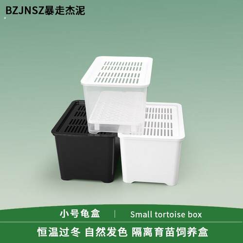 乌龟隔离盒小号龟盒恒温防温差幼龟发色盒水龟饲养盒隔离育苗龟箱