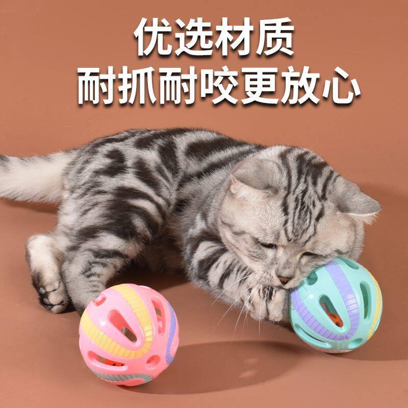 猫咪玩具球超大号5CM铃铛
