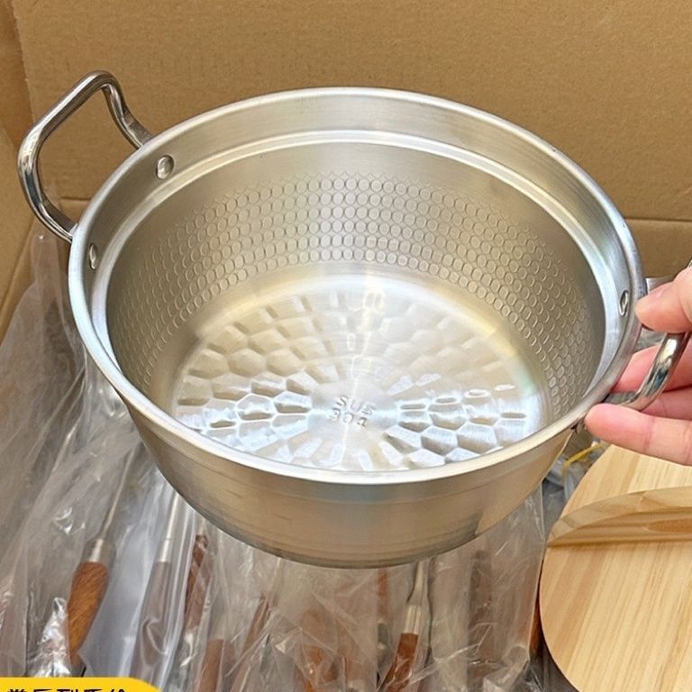 日式寿喜锅304不锈钢围炉