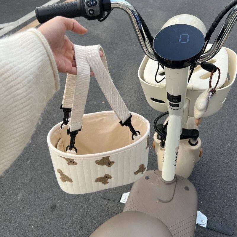 电动车ins座椅储物收纳袋