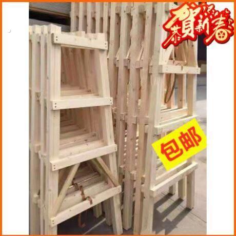 家梯子室内结实水电工木梯登高字木头合梯实木木工装修用人松木