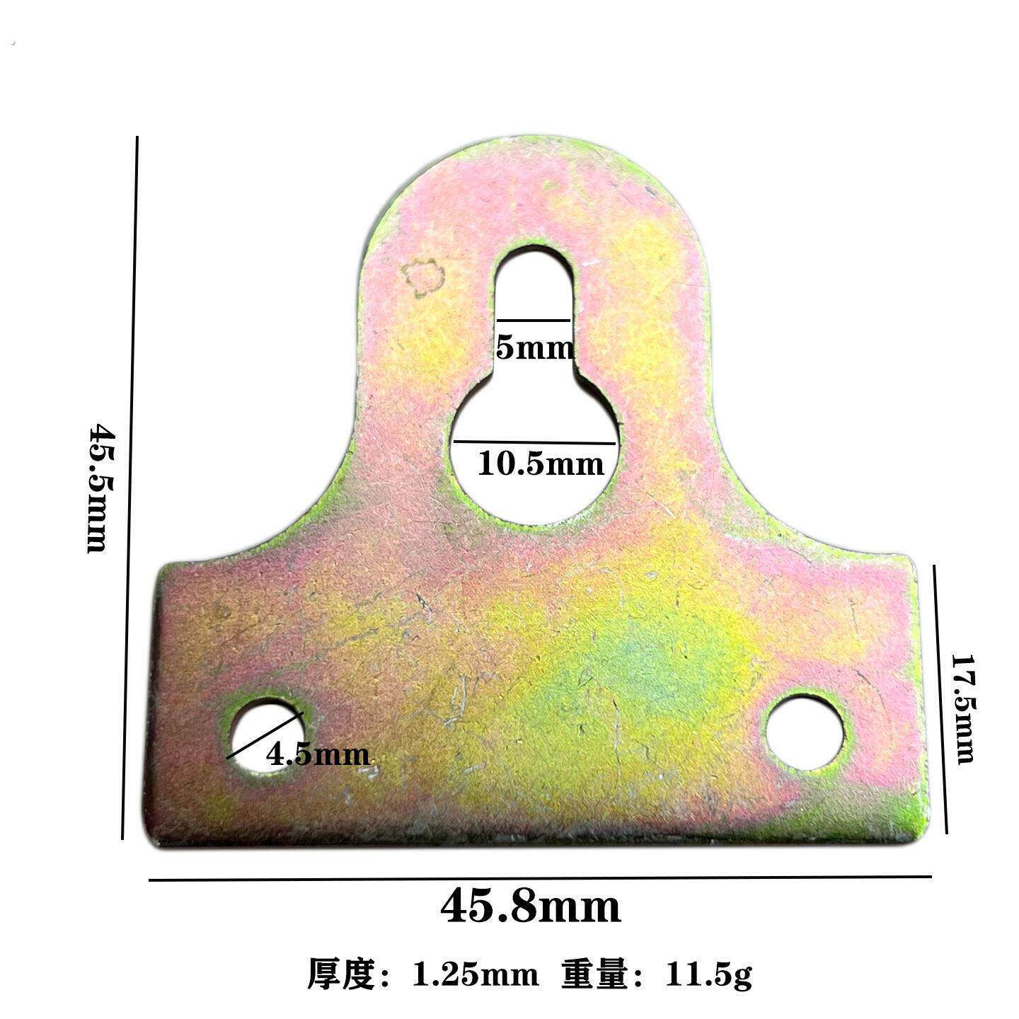 加厚渡彩大弧形挂画框相框装裱挂扣三孔铁皮挂画框挂钩相框100个