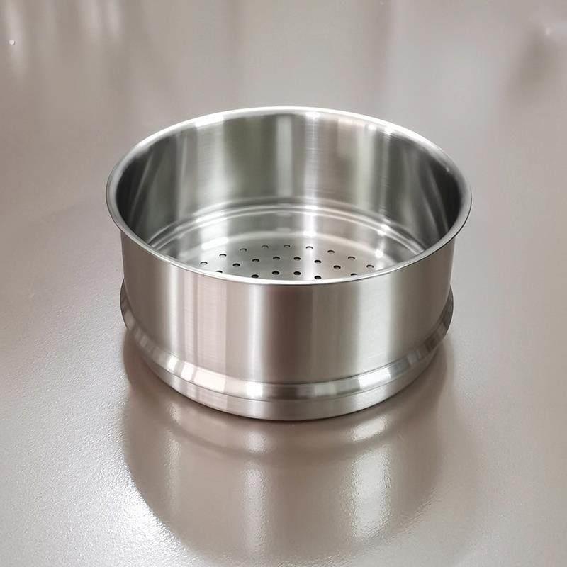 04不锈钢蒸笼蒸格蒸架蒸笼18/10家用加厚厨房蒸笼蒸层通用可叠加