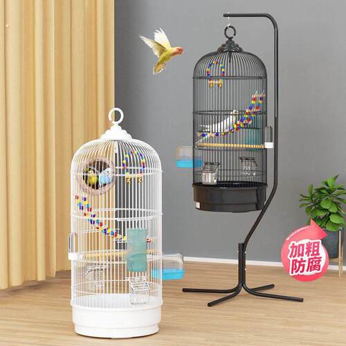 新型鸟笼鹦鹉笼子虎皮玄凤专用大号豪华别墅小鸟八哥生态家用