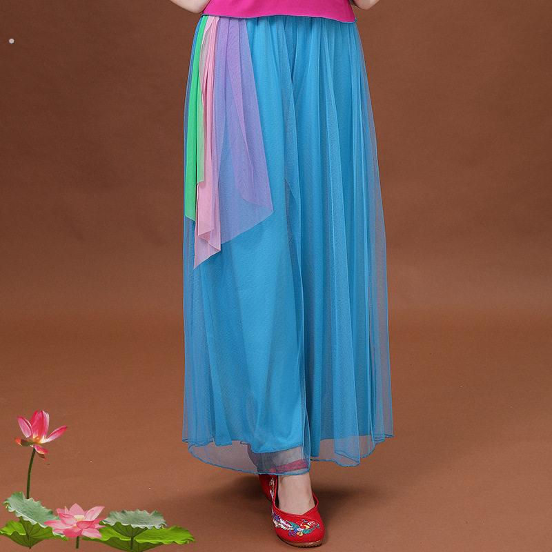 服装2024新款套装女夏中老年秧歌服古典舞演出服舞台表演服