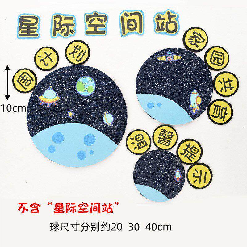 幼儿园墙面装饰班级公约环创主题墙空中吊饰挂饰教室区角布置区域