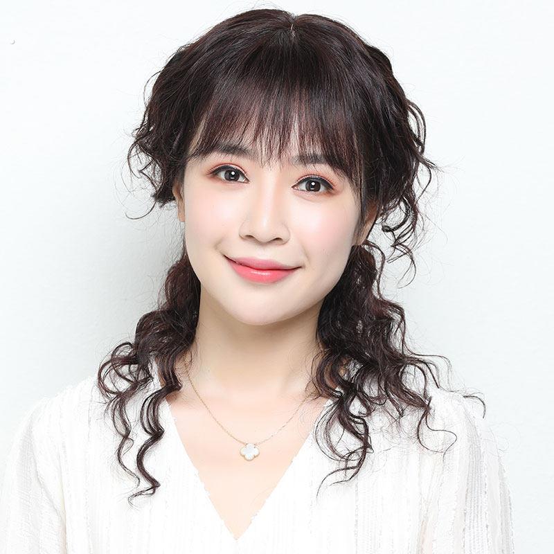 假发女全头套假发真发全真人发长卷发波浪真发头套全真自然逼真