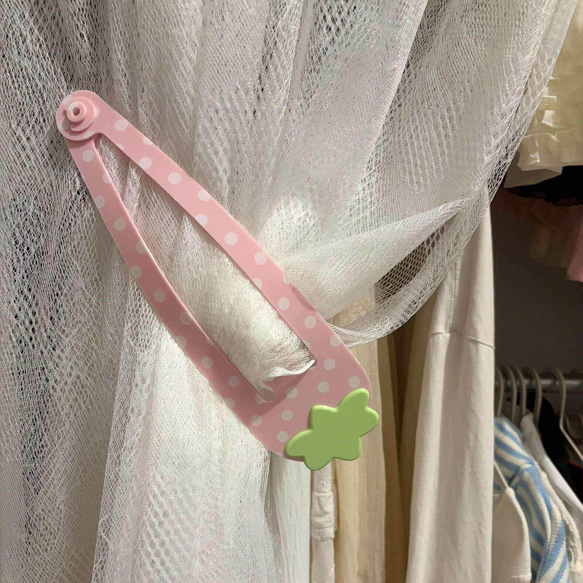 超大发夹!少女心门帘窗帘绑带固定扣小饰品女孩卧室装饰房间布置