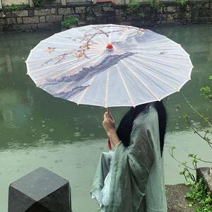 中国风油纸伞复古风汉服旗袍舞蹈走秀拍照道具女式随身防晒古装