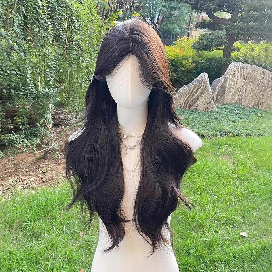 假发女长发中分长卷发大波浪仿真发全真人发自然整顶全头套假发套