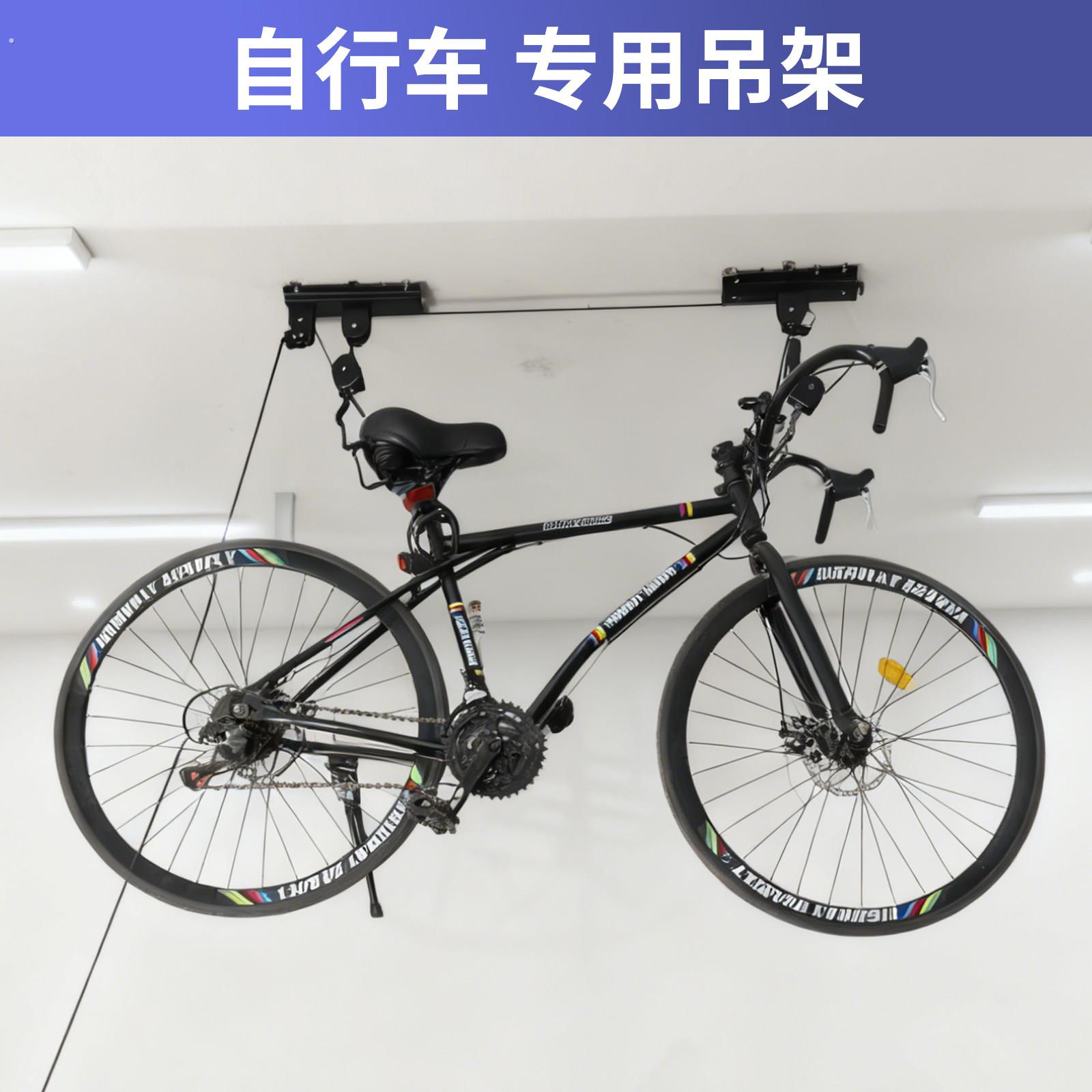 适用车顶行李箱吊具车顶平台升降吊装架滑轮吊皮划艇自行车吊架图片
