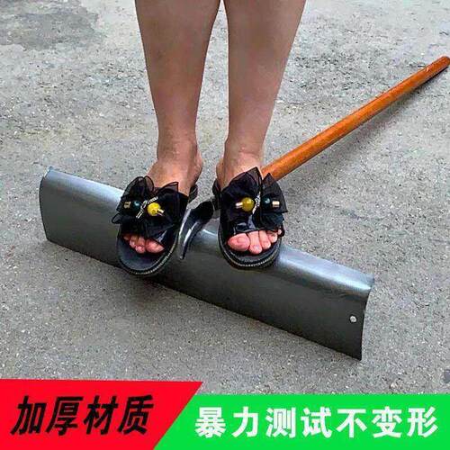 全钢农用工具耙子刮板刮粪晒稻谷耙平灰户外铁耙鸡粪清洁铲推雪铲