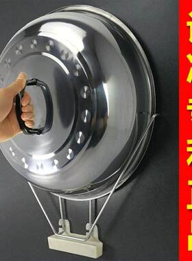 带接水盘锅盖架304不锈钢壁挂式的架子免打孔厨房置物简约收纳架
