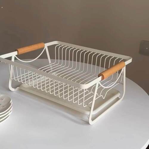 厨房沥水架碗碟架餐具置物架子多功能碗盘柜台面铁艺厨具水杯收纳