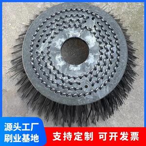 扬州盛达扫路吸尘车专用400毫米钢丝刷盘 通用型扫地车圆盘钢丝刷