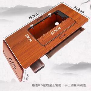 老式缝纫机台板面板家用脚踏配件蝴蝶飞人上海标准牌脚踩实木通用