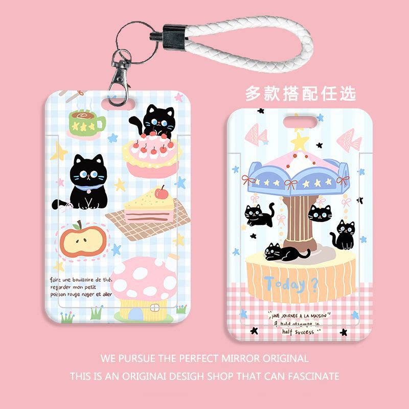 秃秃卡套粉蓝苹果黑猫滑盖防刮